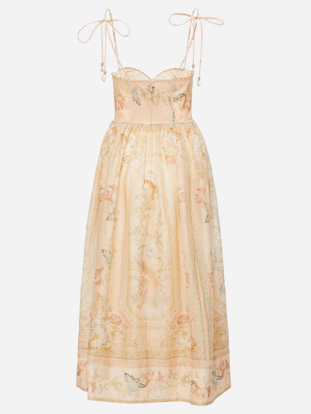 Sold Zimmermann Lucky Corset Midi Dress Size0 - Picture 3 of 6
